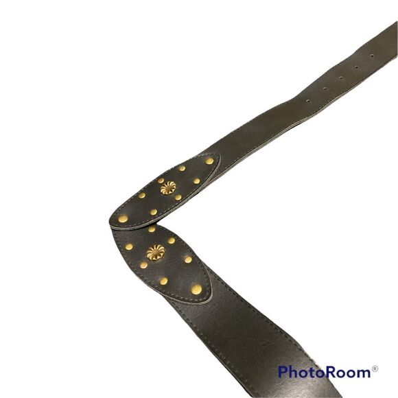 Vintage Studded Brown Belt - Picture 2 of 9